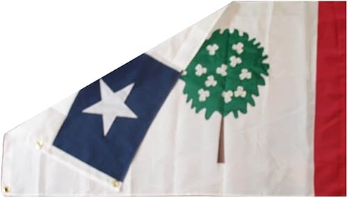 Miniatura 2 de Premium 6x10 Embroidered Sewn Mississippi 600D Nylon Flag 6'x10'