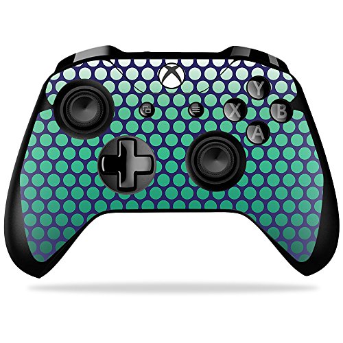 MightySkins Skin compatível com controlador Microsoft Xbox One X - pontos | Capa protetora de decalq