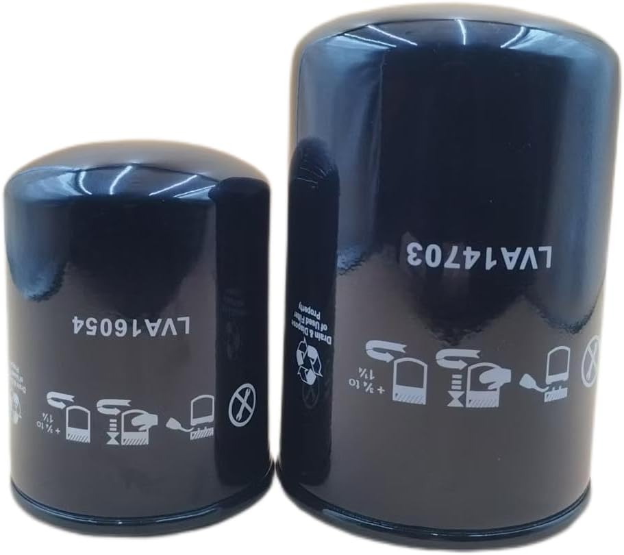 Struggling Transmission Hydraulic Oil Filter Kit LVA16054 LVA14703 Compatible with John Deere 2032R 2036R 2038R 3025E 3032E 3036E 3038E