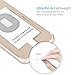 Qi Wireless Charger Receiver, Ultra Thin Charging Adapter Receptor Receiver Mini Slim Patch Module Chip for iPhone 7 7Plus, iPhone 6 6S Plus, iPhone 5 5s 5c SE