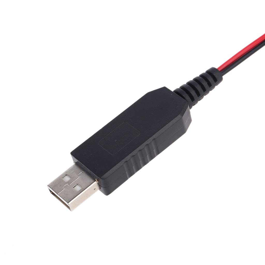 Cavo di alimentazione USB da 5 V a 1,2 V, 2,4 V, 3,6 V, 4,8 V, sostituisce 1-4 batterie Ni-MH NiCd AA ricaricabili da 1,2 V, in plastica