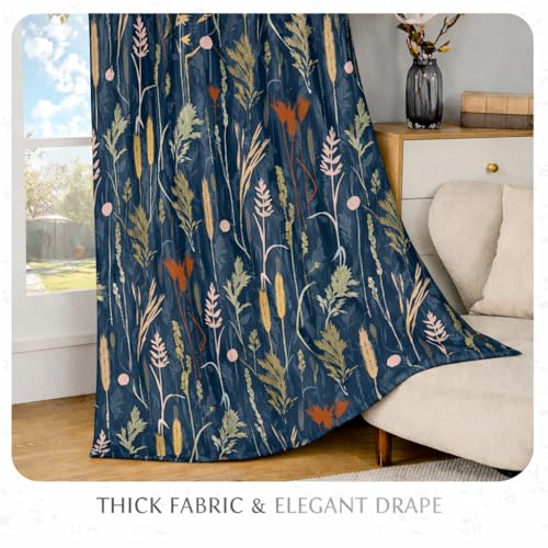 Image of STITCHNEST 'Whispering Gardens Series' Premium Heavy Polyester 100% Blackout Curtains 7 Feet Long Set of 1 | Door Curtain 7 Feet x 4 Feet | Perfect for Home Decor