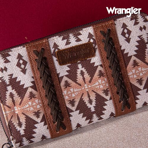 Image of X Wrangler Wristlet Western Wallet Boho Aztec Credit Card Holder for Women
