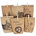Produktbild Papierdrachen 12 Ostertüten mit Hasen, Blumen und Küken - ideale Geschenkidee oder Oster Dekoration - Bedruckte Tüten mit Holzklammern | Osternest zum Basteln und Verschenken