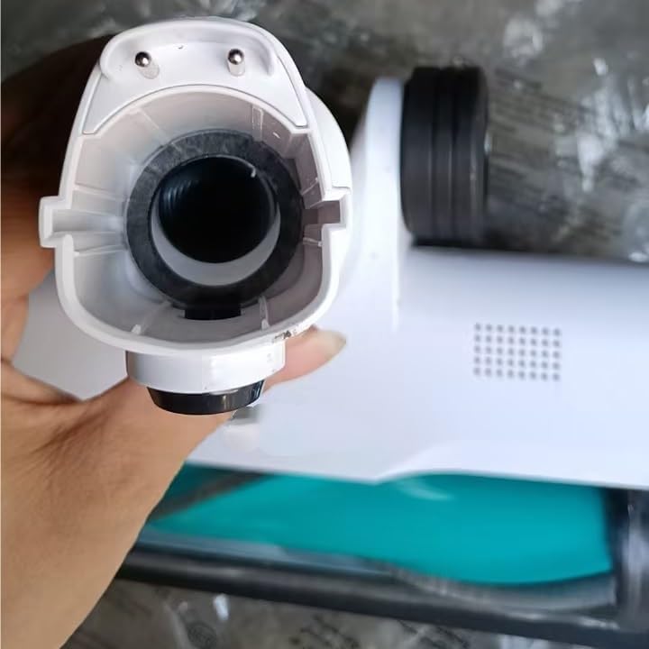 Close-up of the brush head's connection point