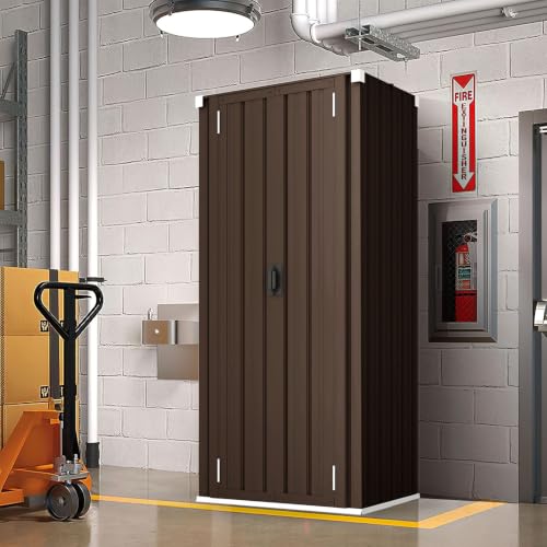 Image of AECOJOY Outdoor Storage Cabinet Waterproof, 70 inch Vertical Tall with Base