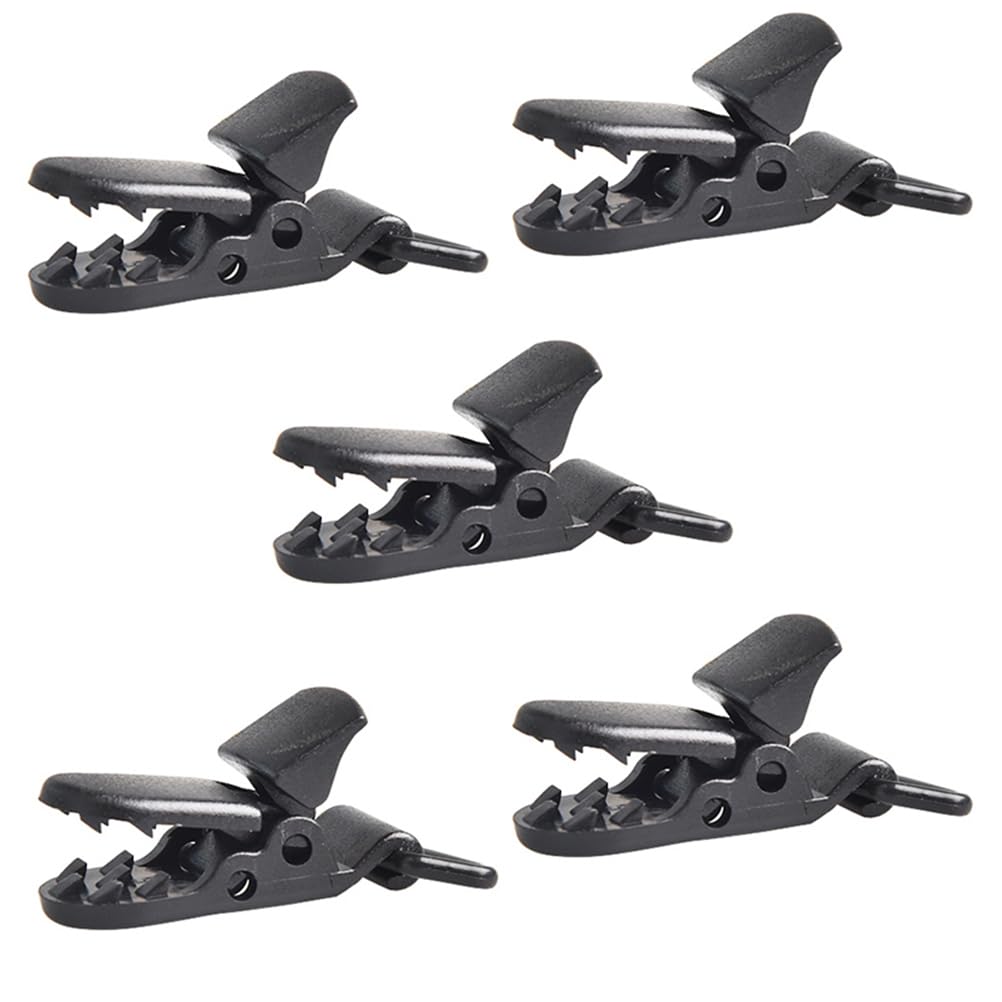 Sosoport Tarpaulin Clips 20pcs Tarp Clip Waterproof Tent Snaps Clamps Outdoor Tent Awning Tent Clamp Tents Adjustment Buckle Tent Buckle Tarp Clips Clamps