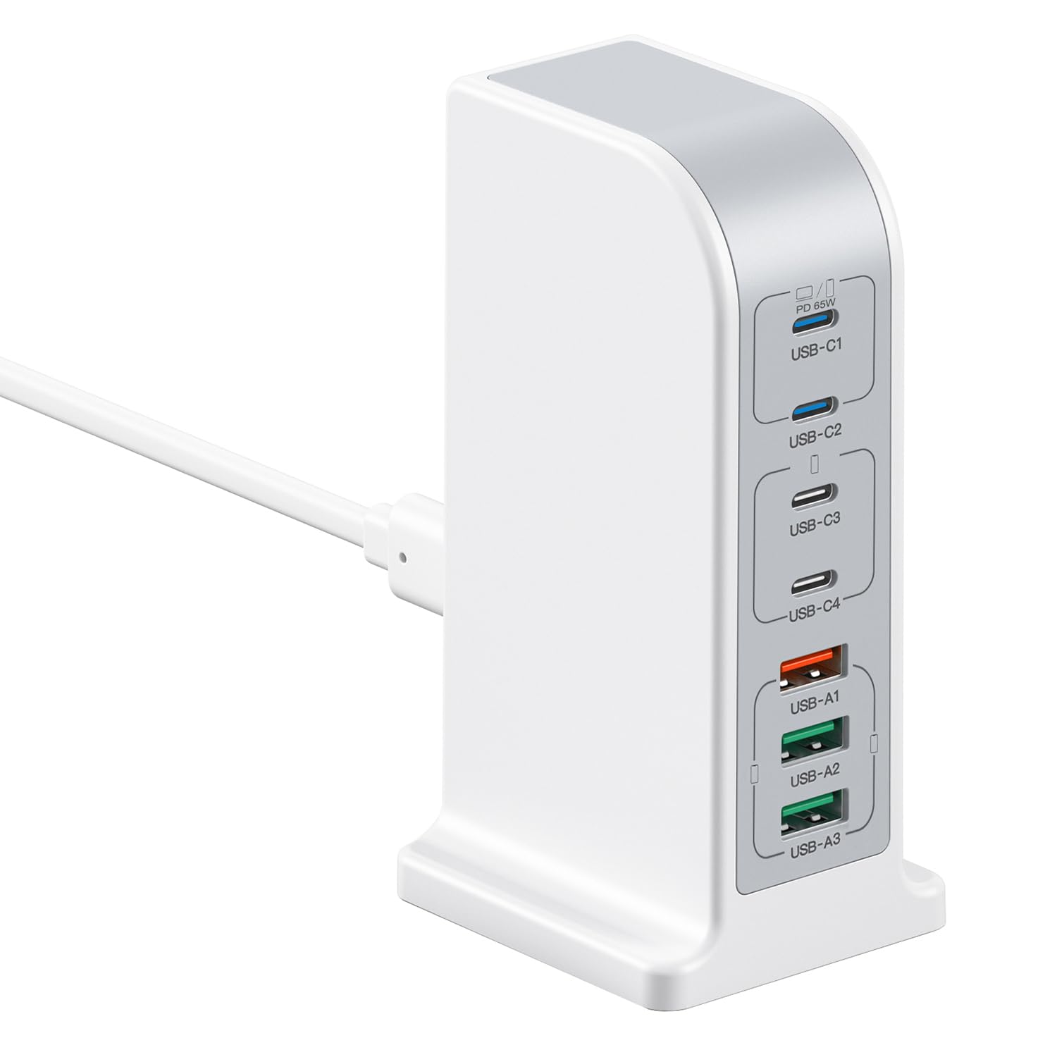 765W USB-C Ladegerät Mit 10 Ports – Schnellladung Für MacBook, IPhone, IPad & Mehr