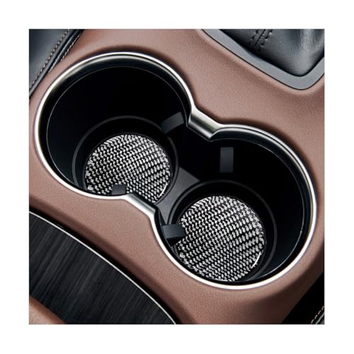 Wevdn �ԗp�J�b�v�z���_�[�R�[�X�^�[2�� 2.76�C���` �ԗp�J�[�{���t�@�C�o�[����~�ߖ��ߍ��݃R�[�X�^�[�A�X�|�[�c���[�V���O�J�b�v�z���_�[�C���T�[�g�R�[�X�^�[�p�b�h�A���j�o�[�T���C���e���A�J�[�A�N�Z�T���[(�u���b�N)