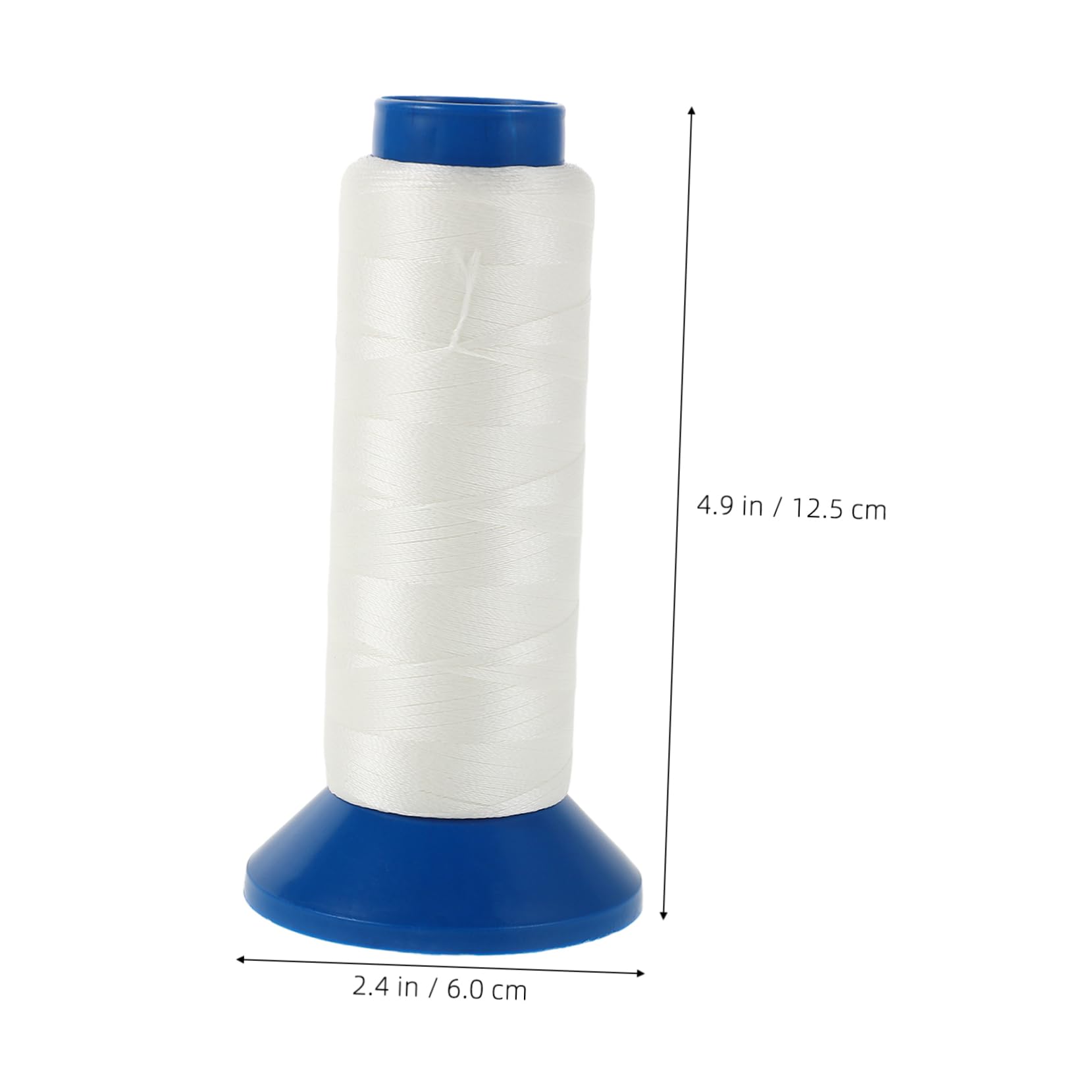 Veemoon Dark Embroidery Thread Spools 2pcs Nylon Bobbin Thread for Sewing Machine Reflective for Quilting