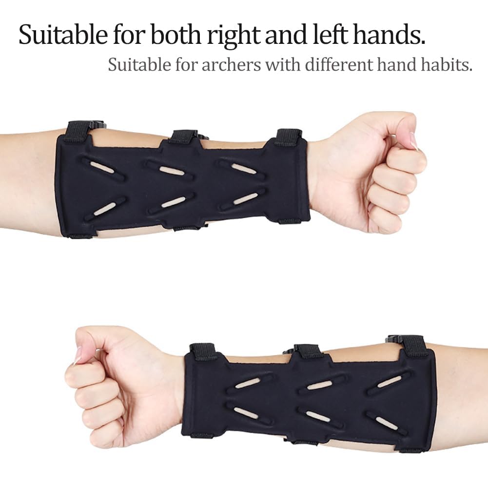 Armguard de tir à l'arc - Protecteur de bras réglable pour avant-bras