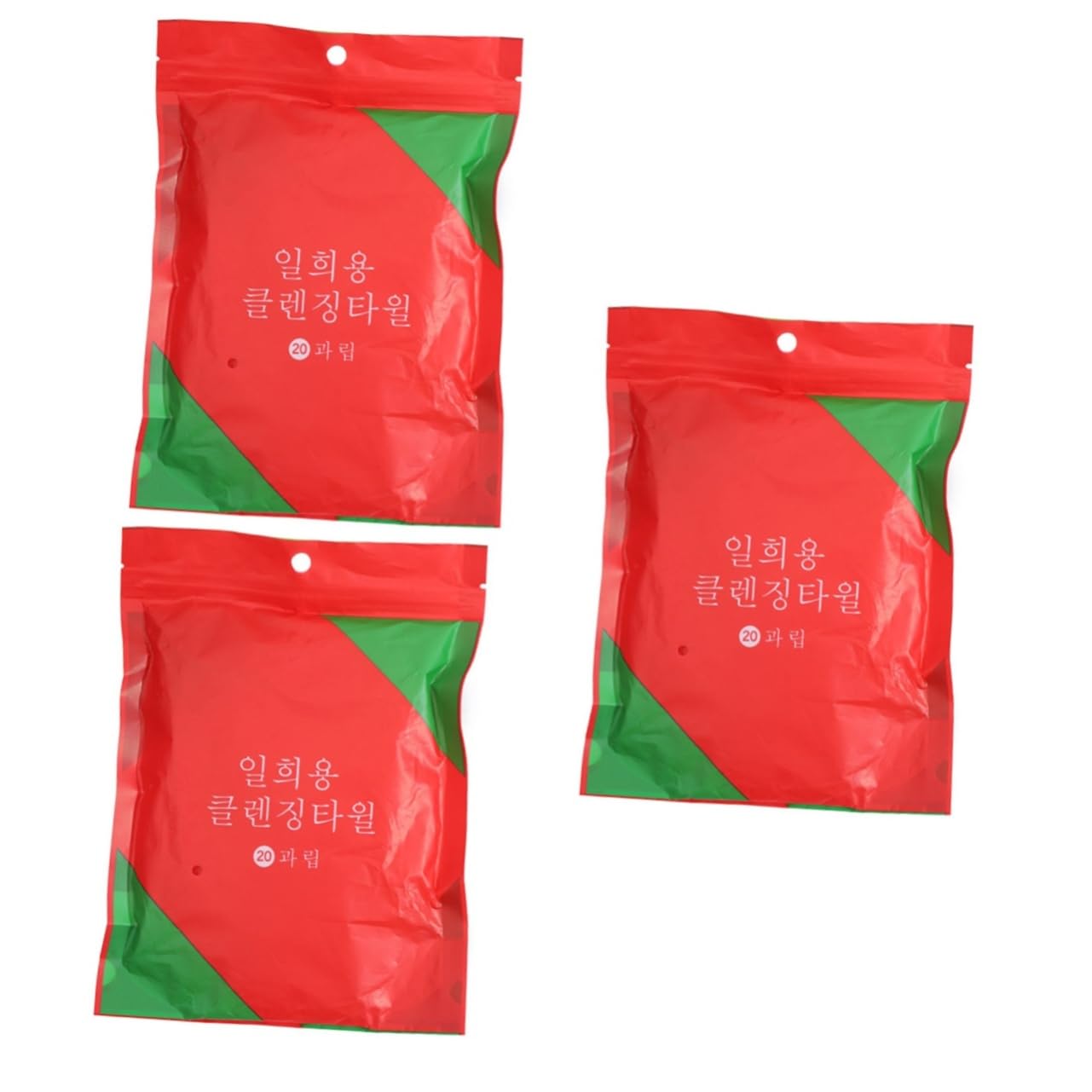 FRCOLOR 3 confezioni di salviettine monouso per il viso di bellezza, monouso, asciugamani da campeggio, asciugamano addensare capsula panno per la pulizia viaggio cotone rosso
