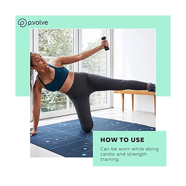 P.volve Ankle Weights for Home Workouts Strength Training to Sculpt and Tone Your Body, Legs and
