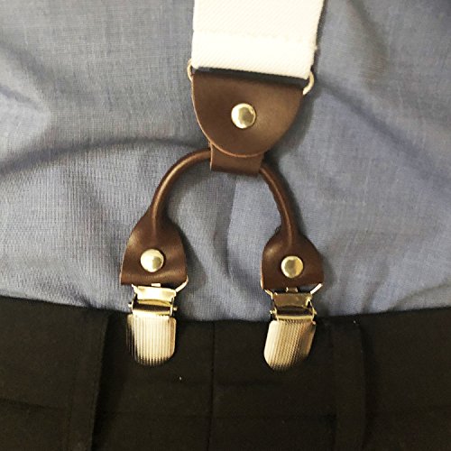 FYDRISE Uomo Bretelle Y Forma 6 Clips Elastici