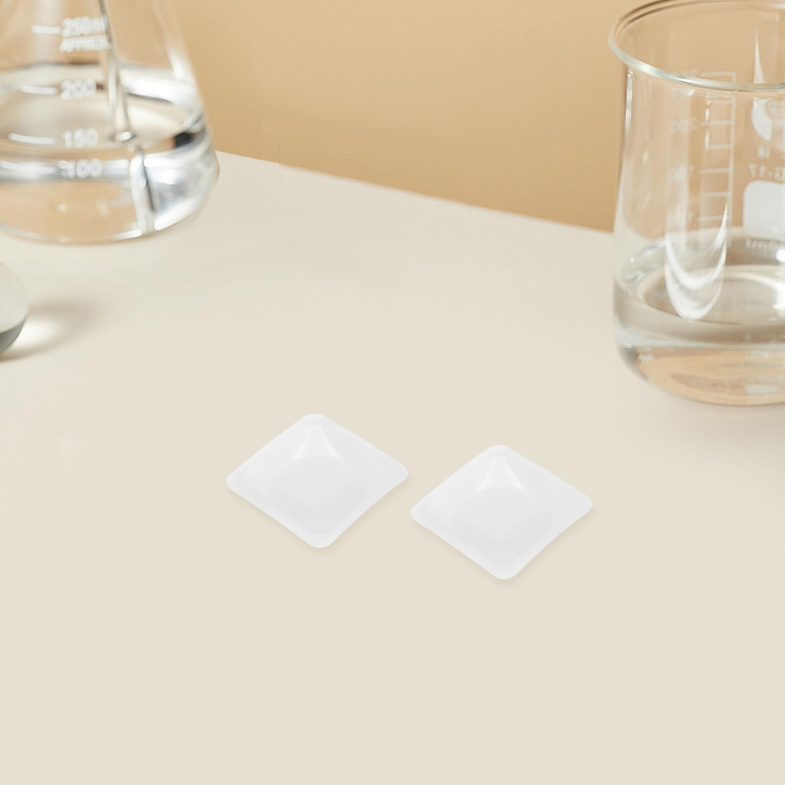 100 Piatti Di Pesatura in Plastica Resistenti, Mini Vassoi Da Laboratorio Portatili Per Campioni, Contenitori Di Pesatura Precisi Per Uso Scientifico e Industriale