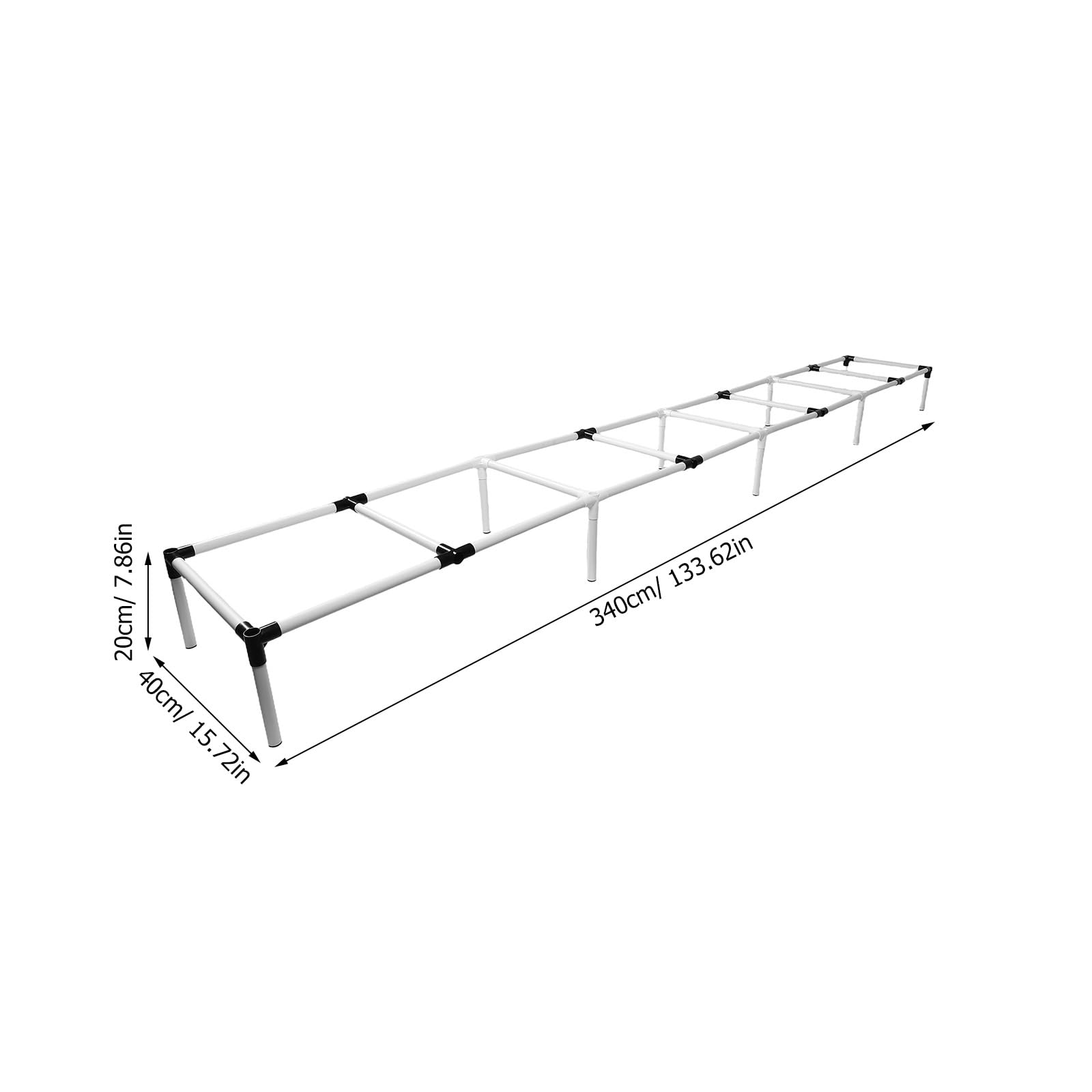 Alasum Hunde Agility Trainingsleiter für Welpen, 3, 35m X 40cm X 20 cm