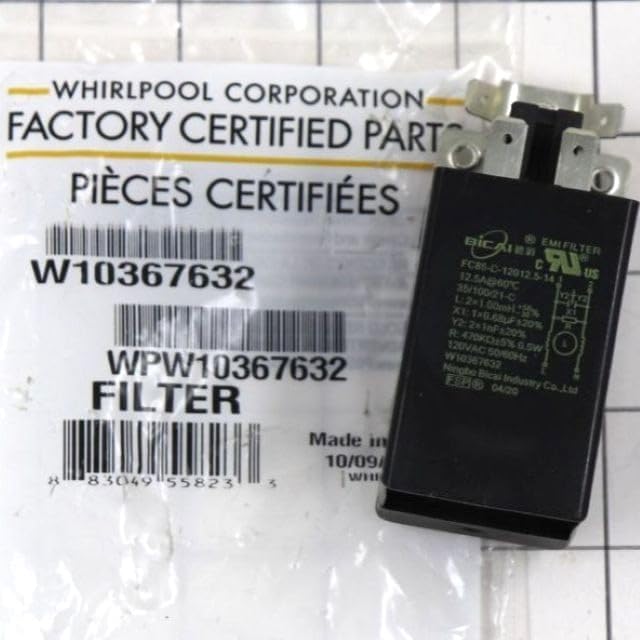 WPW10367632 Washing Machine Noise Filter