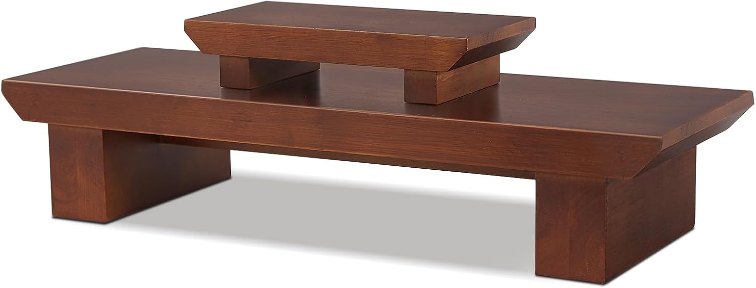 Meditation Altar Table, Wooden Puja Table, Relaxation Prayer Buddhist Shrine Alter for Home, Office, Studio, Yoga Meditation Altar Table 21 x 7.5 x 4"