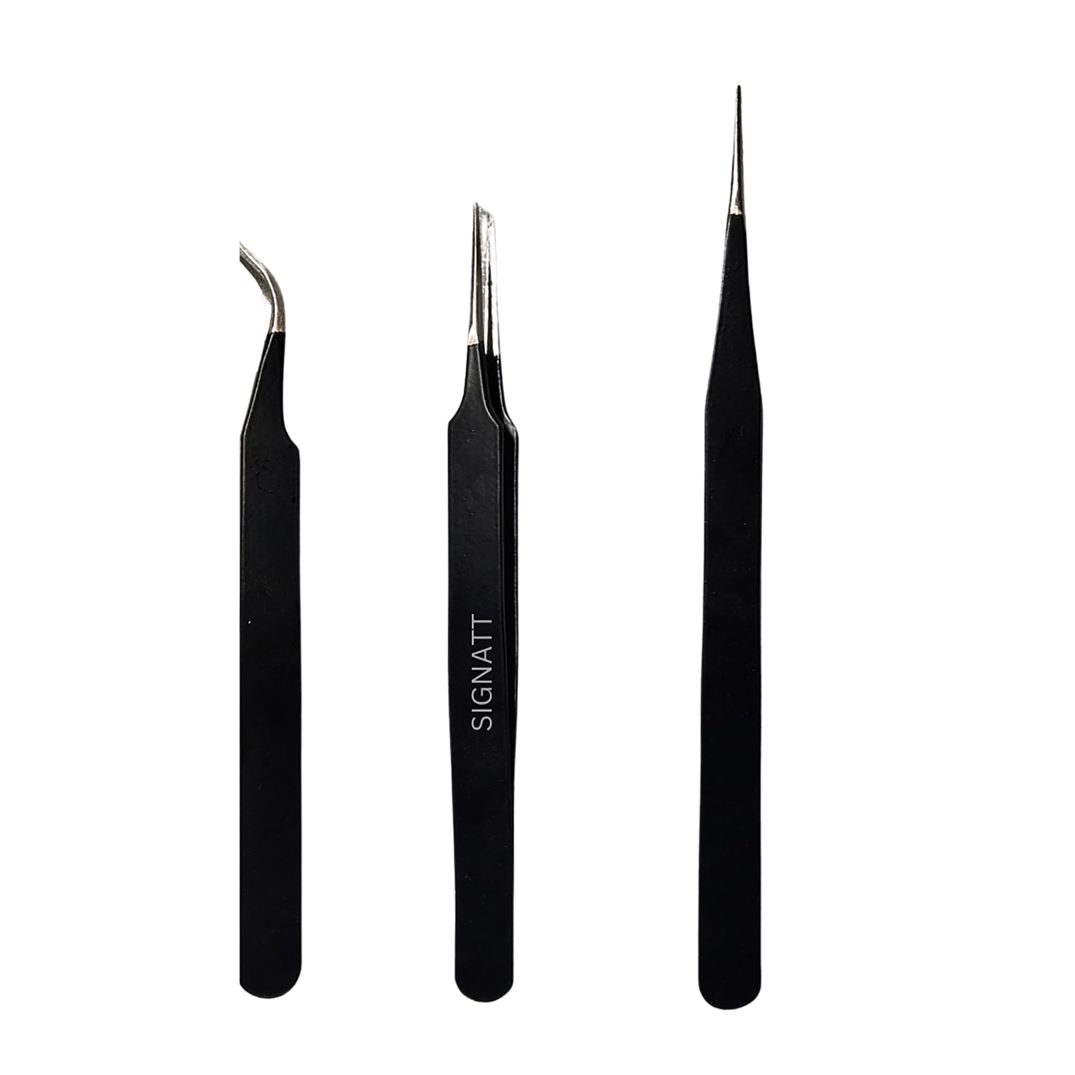Signatt 3 In 1 Satinless Steel Tweezer Set Powder Coated (Powder Coated 3 PCS (B0CHFVSX4C) Amazon Price History, Amazon Price Tracker