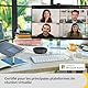 Jabra Speak2 75 schnurlose Bluetooth-Freisprechlösung, 4 Mikrofone mit Geräuschunterdrückung, 65 mm Breitband-Lautsprecher, Super-Breitband-Audio, für MS-Teams Zertifiziert, Dunkelgrau