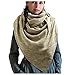 Darringls Frauen Schal Mit Knöpfen Wunderschöner Einfarbig Baumwolle Warme Soft Winterschal Fleeceschal Mode Valentinstag Thanksgiving-Geschenk