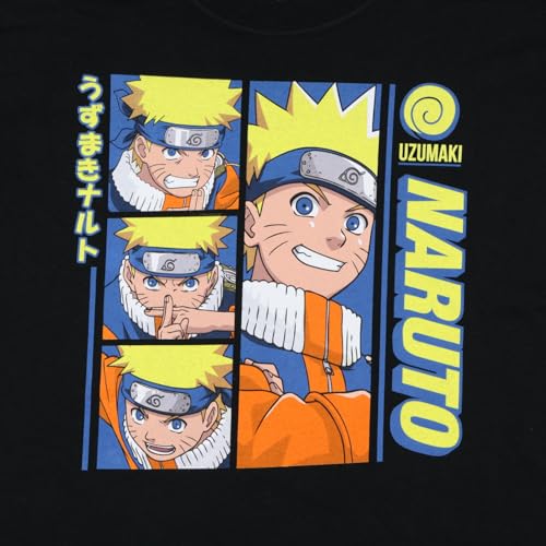 Naruto Uzumaki T-Shirt Boy's Hand Seals Short Sleeve Graphic Tee2