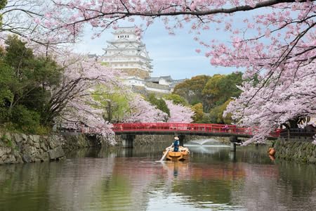 Château de Himeji tableau aluminium inspirant souvenir de voyage au Japon