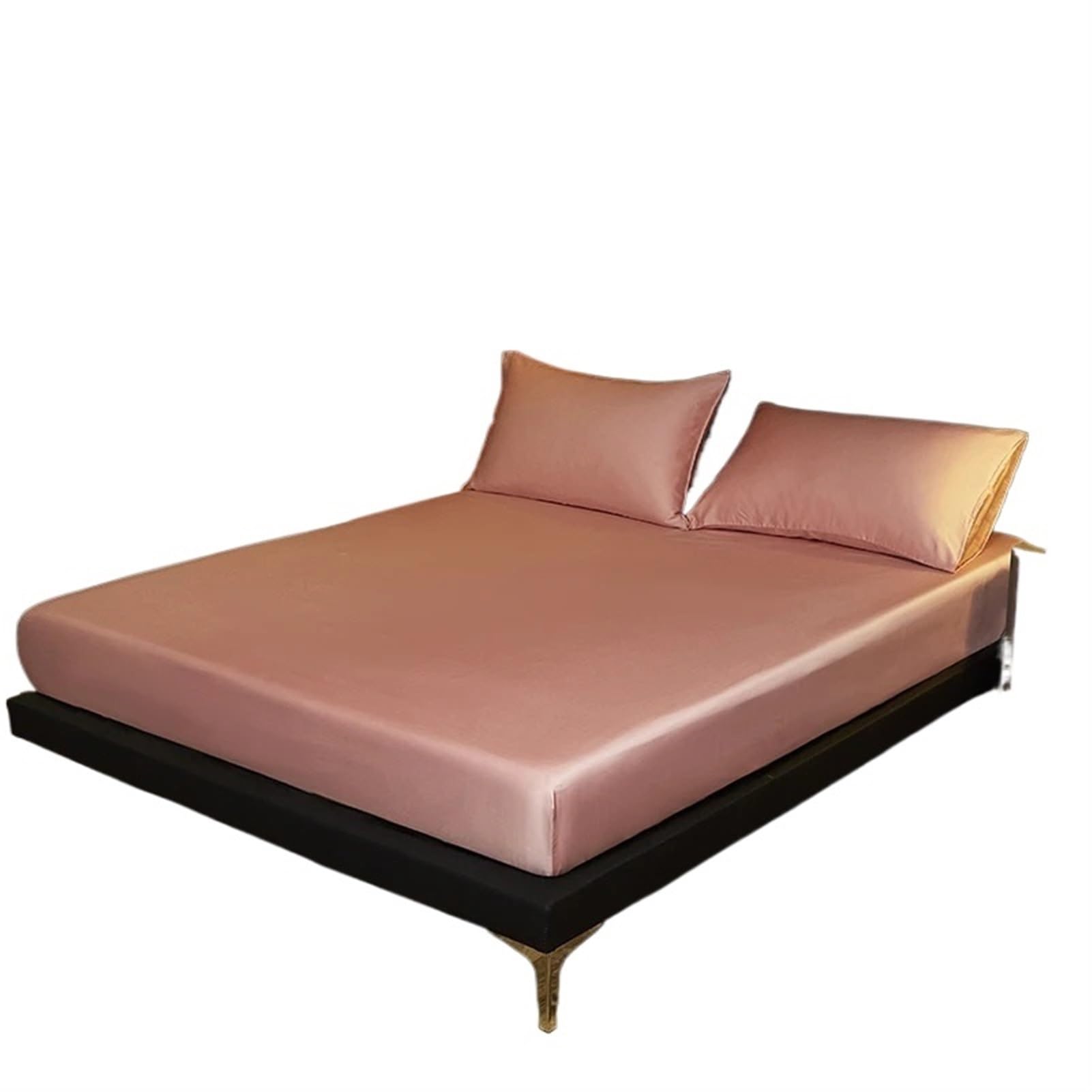 LUKYWANG Eisseide Spannbettlaken - Wasserdichtes Bettlaken Mit Gummiband 180x200cm