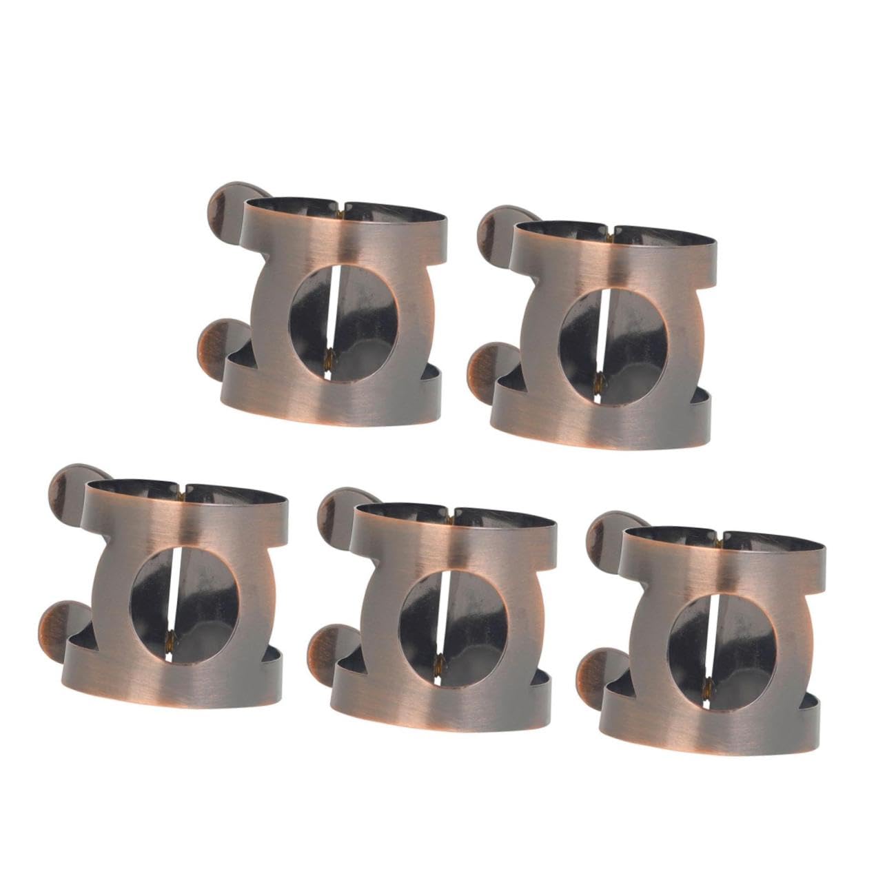 SUPVOX 5pezzi Clip Per Testa Di Sassofono Ottone Accessorio Per Strumenti Fiato Facile Installazione e Leggera Ricambio Per Musicisti Professionisti e Principianti Compatibile Con Vari