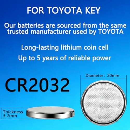 ZNLUMOX CR2032 Key Fob Battery