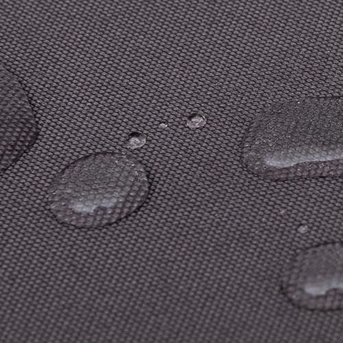 Image of QILLOWAY Outdoor Patio Cushions Set of 3, Wicker Furniture Cushions with Ties, Waterproof Loveseat & Seat Cushions for Patio Bench, Porch Chair, Outdoor Replacement Cushions, Dark Grey