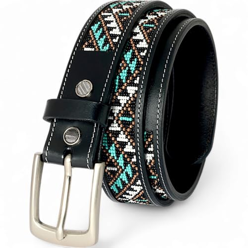 Maasai bead belt-Leather belt-Handmade African bead belt-Leather beaded belt.2