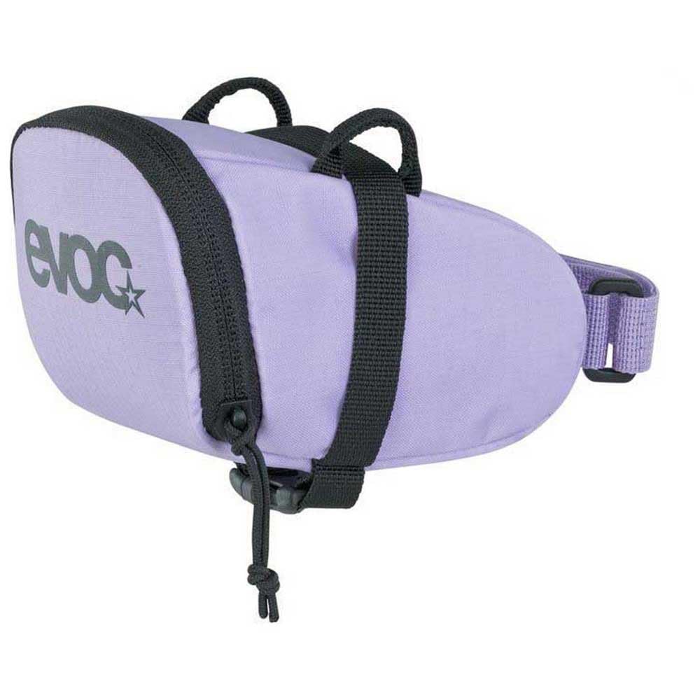 EVOC SEAT Bag Saddle Bag for Compact Storage Under the seat (0.5l Capacity, Extremely Light, Quick Assembly Thanks to Buckles, Reflective Logo, Size M), Multicoloured