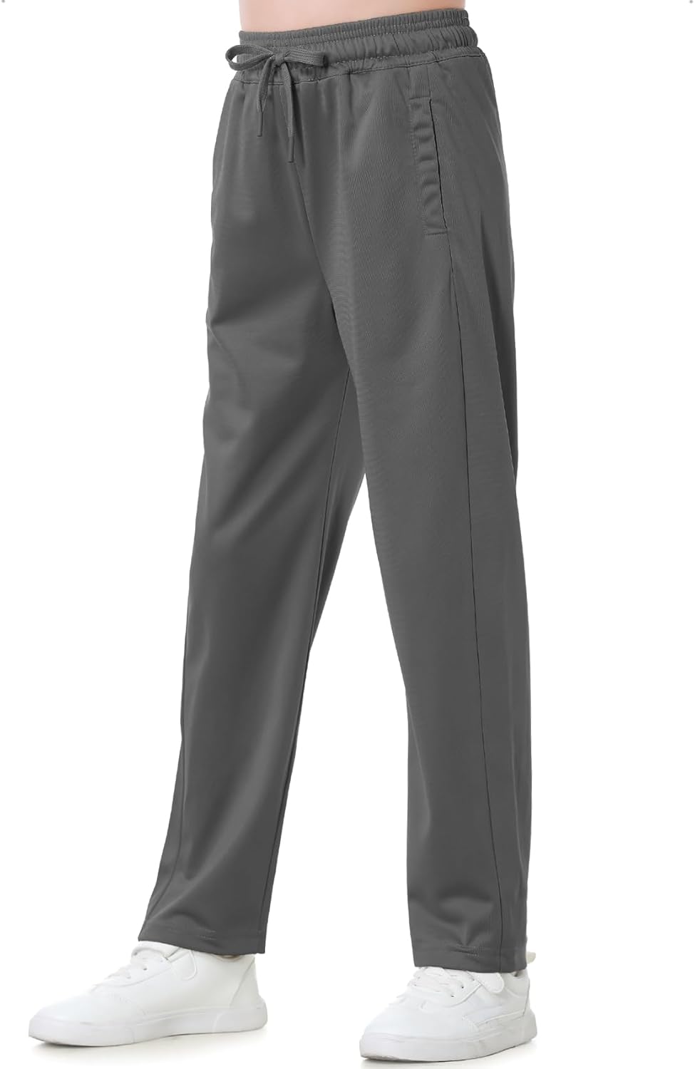 Eleven's Kingdom Boys Sweatpants with Straight Leg,Boy Joggers with Drawstring & Pockets Open Bottom for Sports Outdoors - Image 5