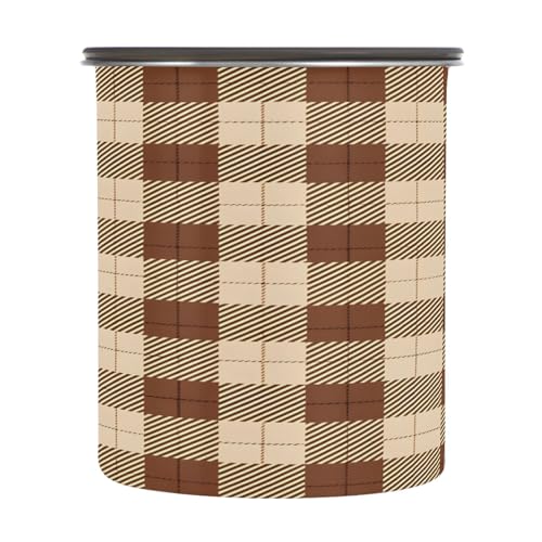Canister hermético para café Kigai beige 500 ml miniatura 2
