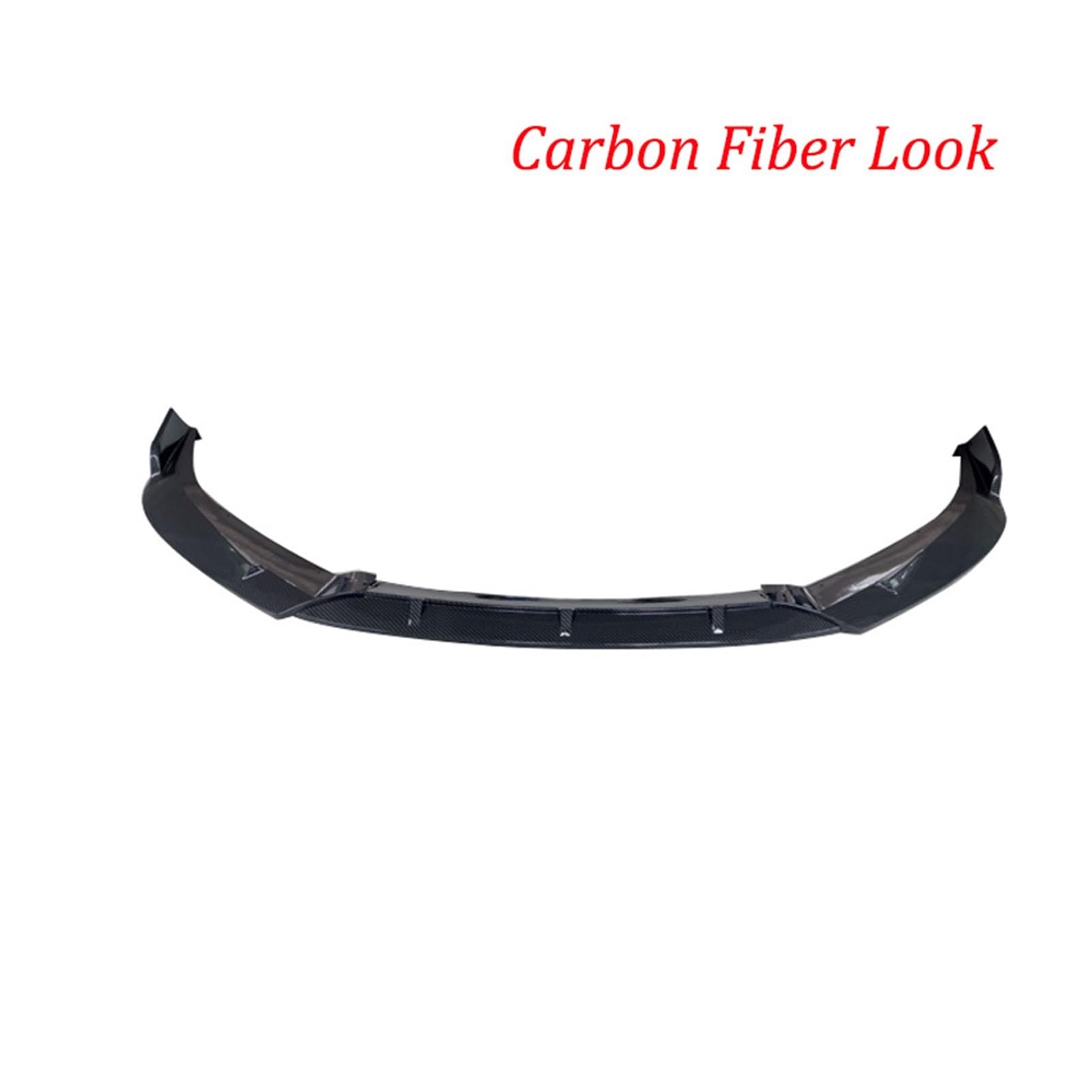 Kompatybilny dla Nissan Sylphy 2016-2019 przedni spojler zderzaka Spoiler boczny Splitter Spoiler Canards Body Kit deflektor Protector akcesoria samochodowe (Color : Carbon Fiber Look)