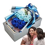 ソープフラワーブーケ,バスソープ ローズフラワー 造花ブーケ -