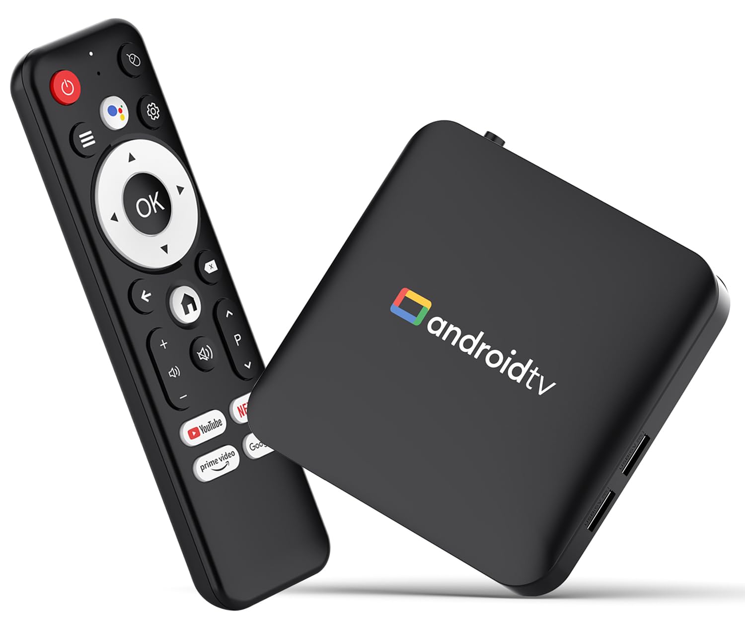 LEFFOT Android 14 TV Box, S905L3 4K Ultra HD Smart TV Box, 2GB RAM 8GB ROM, Android TVBox with Voice Control, 2.4G and 5G WiFi 4, BT 4.0, HDR10, 3D, Amlogic S905L3 Quad-Core Cortex-A53