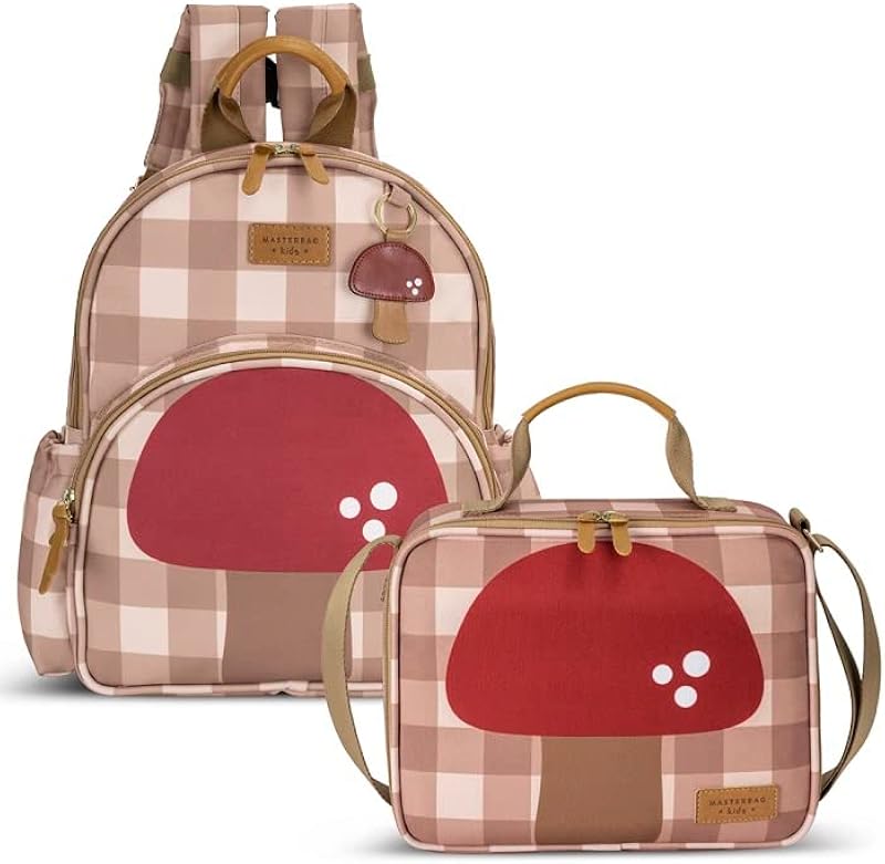 Mochila + Lancheira Térmica Kids Cogumelo Masterbag Kids em oferta na Shopee Mochila + Lancheira Térmica Kids Cogumelo Masterbag Kids em oferta na Shopee
