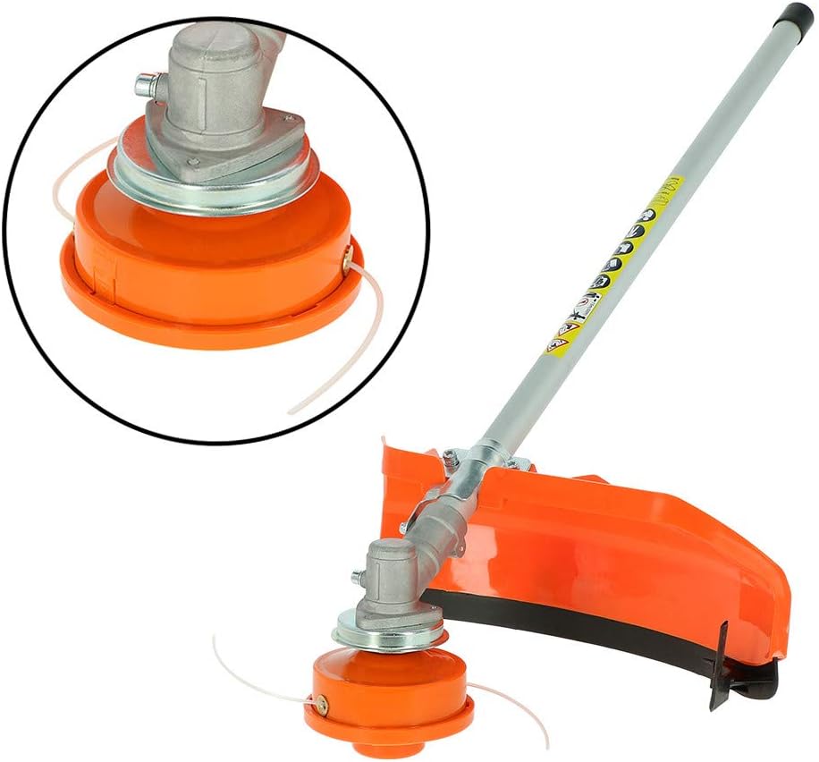Grass trimmer attachment with line head