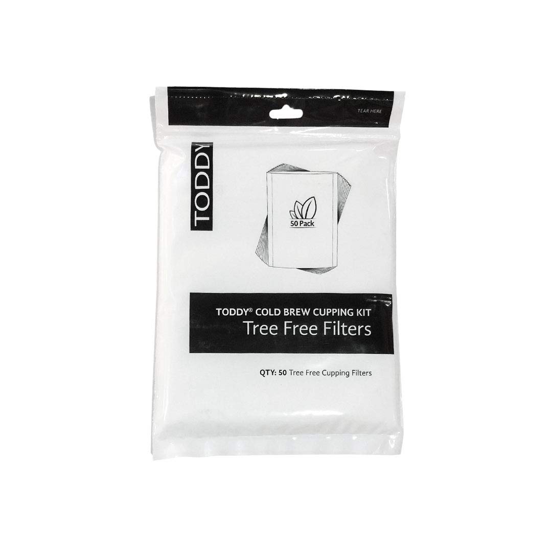 Toddy Cold Brew Cupping Kit Tree-Free Filters – Pack of 50, Durable Non-Paper, Reusable and Sustainable