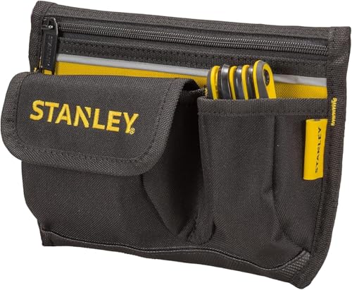 Stanley Bolsa para Efectos Personales, 24x15,5x6 cm, Estuche Portaherramientas de Tejido Resistente 600x600 Denier, Gran Bolsillo con Cremallera y Bolsillo Práctico, 1-96-179