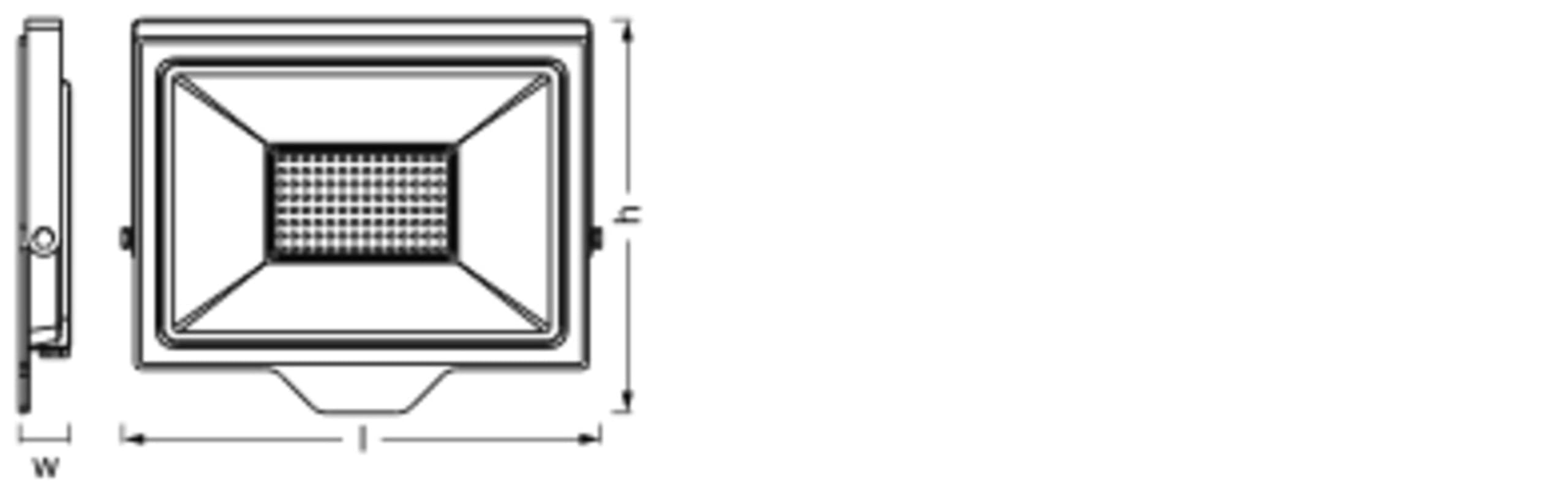 Licht-Erlebnisse LED Außenstrahler Aluminium Glas Schwarz 4000 K IP65 Außen schwenkbar Fassade Hof Einfahrt Garage B:27 cm Flutlicht Terrasse