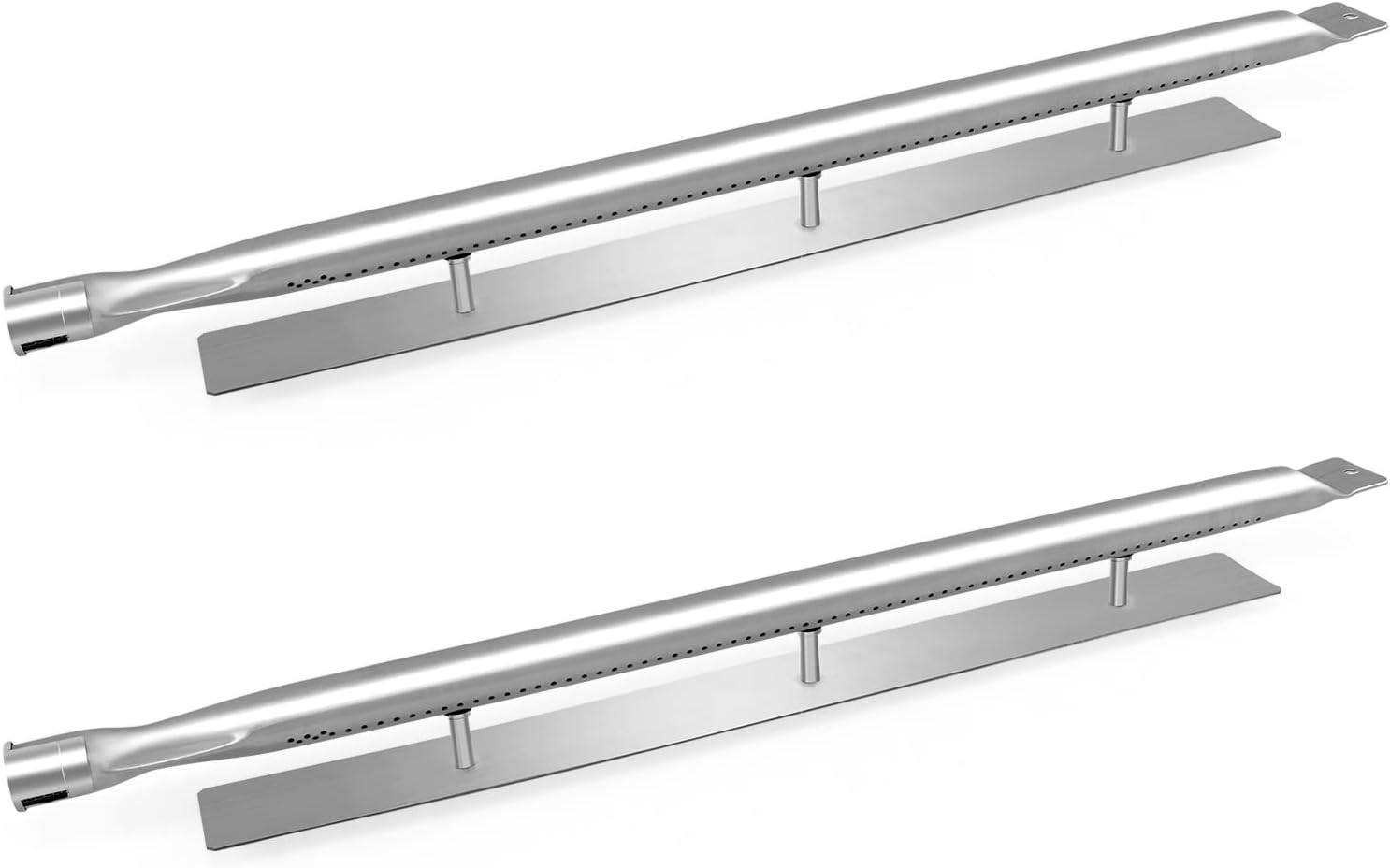 2pc BBQ Gas Grill Pipe Burner Tubes,Stainless Steel Grill Burner Replacement for Viking VGBQ 30 in T Series, VGBQ 41 in T Series and Others Gas Grills Models