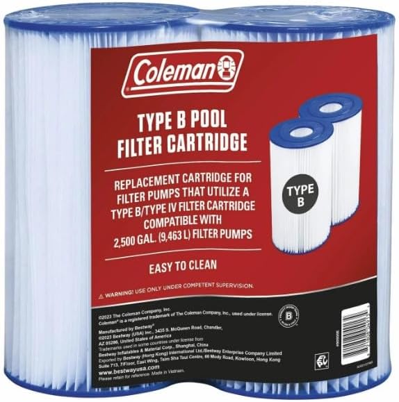 Coleman Cartucho de filtro de piscina (tipo IVB) - Paquete de 2 - 90505E