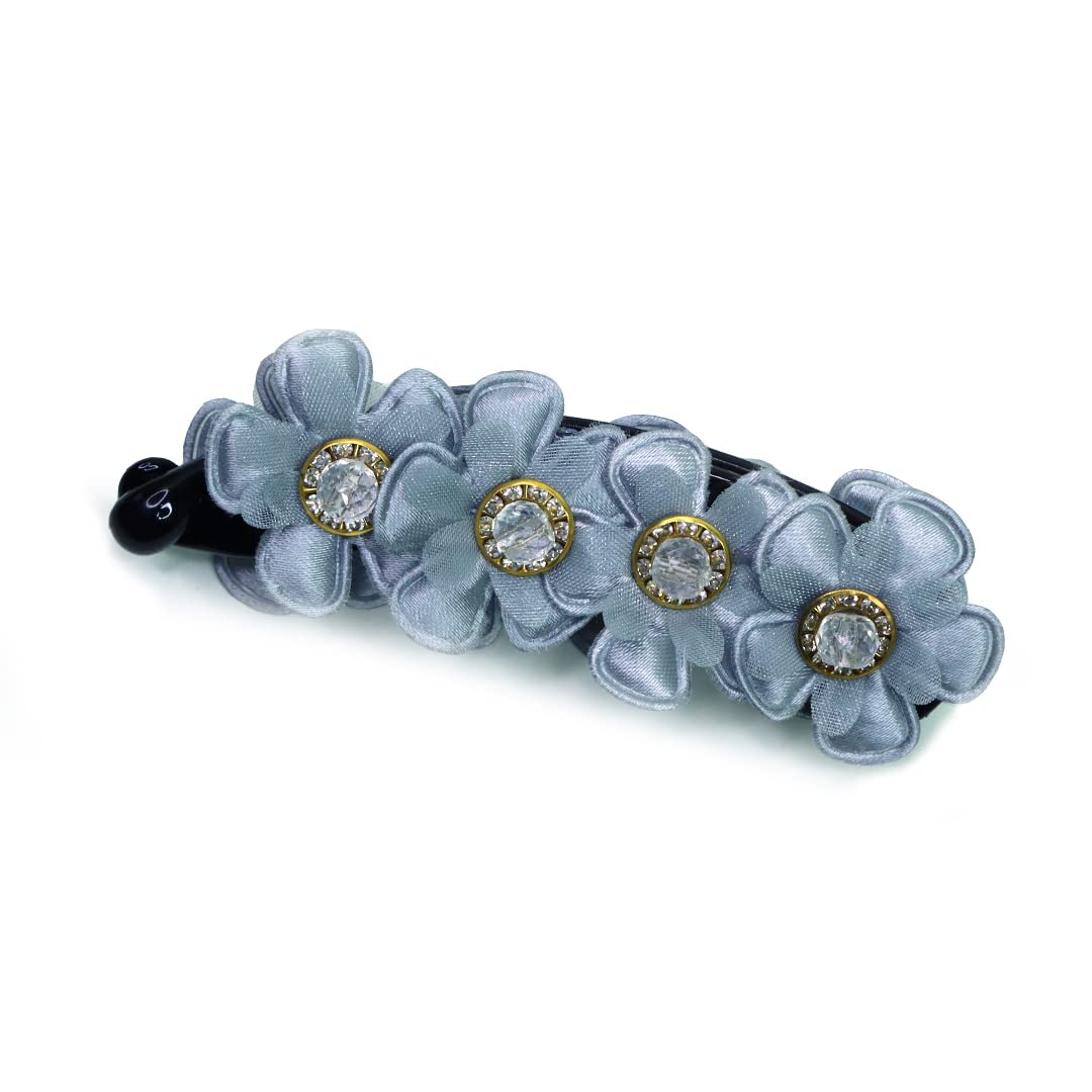 Myra collection Banana Hair Clip Flower Hair clip for women (light blue) (B0B9S5Q7ZQ) Amazon Price History, Amazon Price Tracker