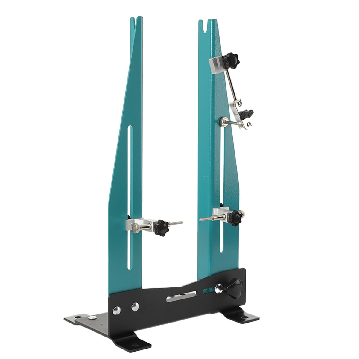 Supporto Centraggio Ruote Supporto Centraggio Ruote Regolabile 16-27.5 Pollici, Strumento Allineamento Ruote, Base Stabile 360° per Officina Casa e Bici Città, MTB, Bicicletta Elettrica