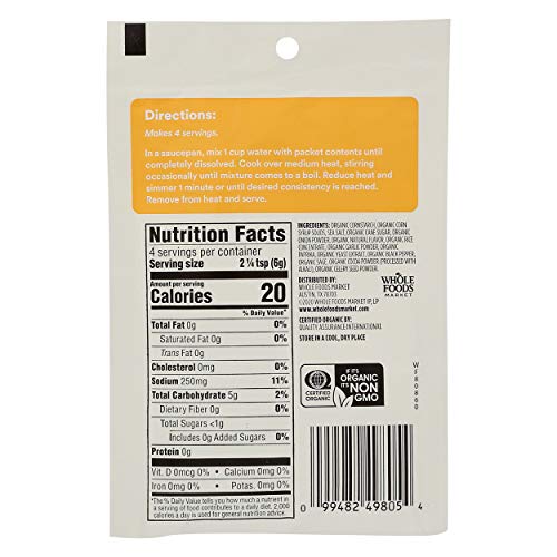 Image of 365 by Whole Foods Market, Gravy Mix Turkey Packet Organic, 0.85 Ounce (Pack of 6)
