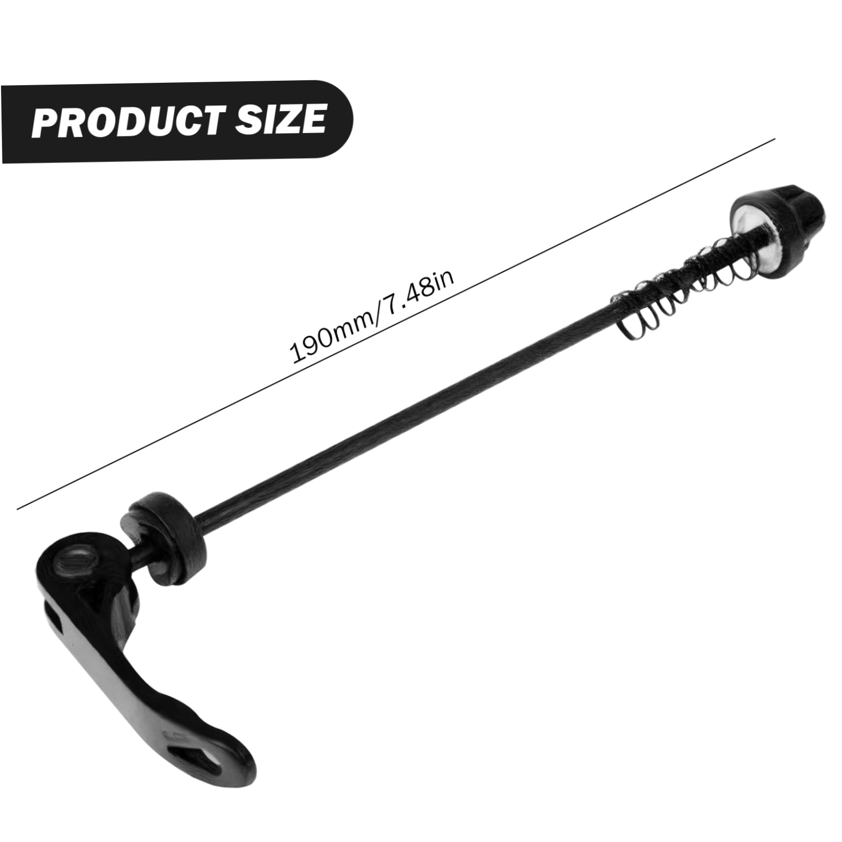 Hemore Quick Release Skewer, 185mm Aluminum Alloy Bike Quick