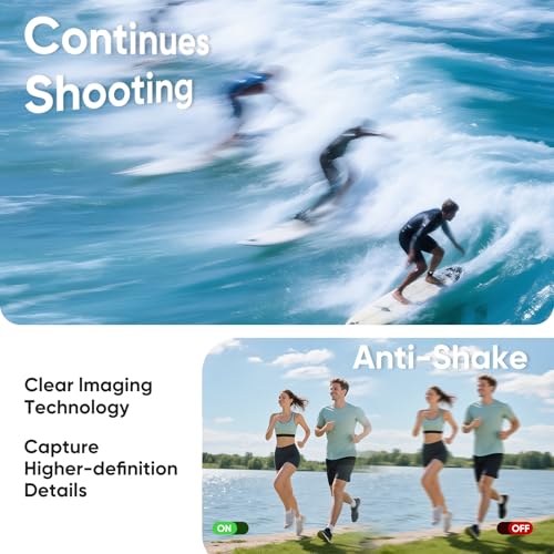 Image of 4K Digital Camera for Photography- 50MP Autofocus Vlogging Camera with 2.8 inch 180Flip Screen, 18X Digital Zoom- Compact Point and Shoot Camera with 32GB TF for YouTube, Travel, Beginners, Black